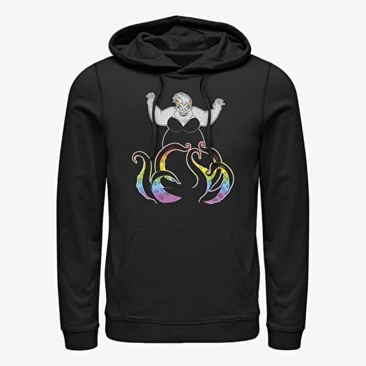 Sweatshirt Merch Disney The Little Mermaid - Rainbow Tentacles Unisex Hoodie Black