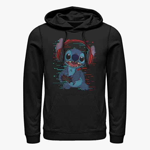 Pulóver Merch Disney Classics Lilo & Stitch - Stitch Games Unisex Hoodie Black