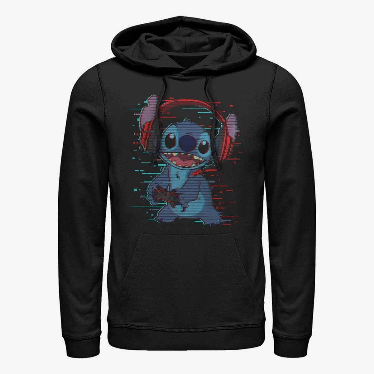 Sweatshirts Merch Disney Classics Lilo & Stitch - Stitch Games Unisex Hoodie Black