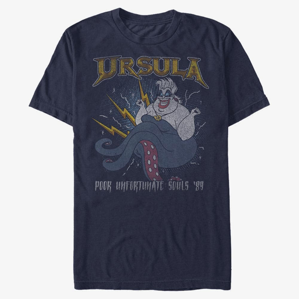T-Shirts Merch Disney The Little Mermaid - Ursula The Unfortunate Unisex T-Shirt Navy Blue