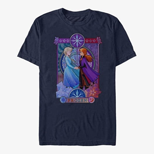 T-shirt Merch Disney Frozen 2 - Frozen Nouveau Unisex T-Shirt Navy Blue