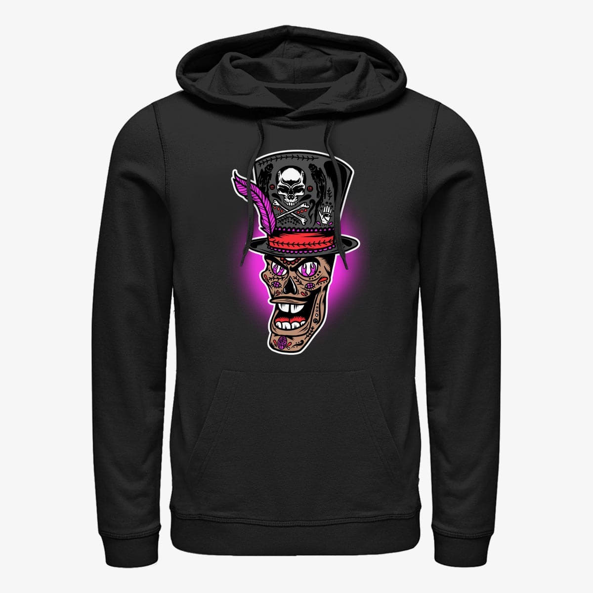 Kapuutsikud ja kampsunid Merch Disney Villains - Sugar Skull Facilier Unisex Hoodie Black