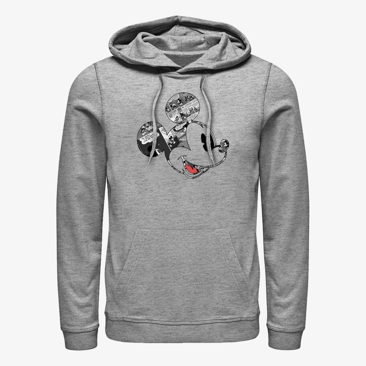 Felpe Merch Disney Classic Mickey - Comic Mouse Unisex Hoodie Heather Grey