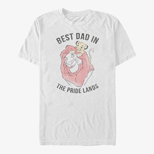 T-shirt Merch Disney The Lion King - Pride Lands Dad Unisex T-Shirt White