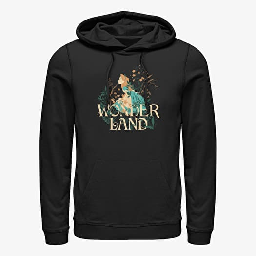 Sweatshirt Merch Disney Alice In Wonderland - ALICE PLANT SMELL - DSAX034GSE Unisex Hoodie Black