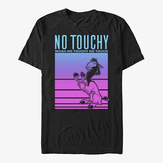 T-shirt Merch Disney Emperor's New Groove - No Touch Yo Unisex T-Shirt Black