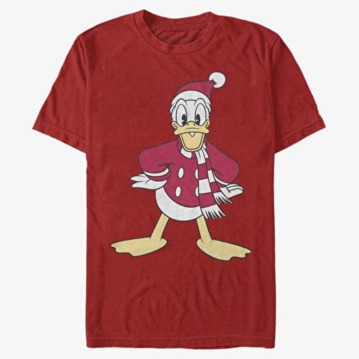 T-shirt Merch Disney Mickey Classic - Donald Hat Unisex T-Shirt Red