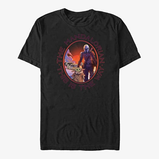 T-shirt Merch Star Wars: The Mandalorian - The Way Unisex T-Shirt Black
