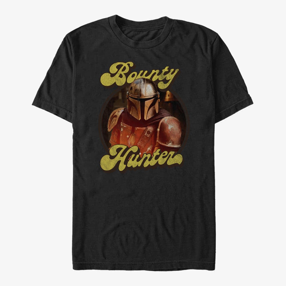 T-Shirts Merch Star Wars: The Mandalorian - BOUNTY RETRO Unisex T-Shirt Black