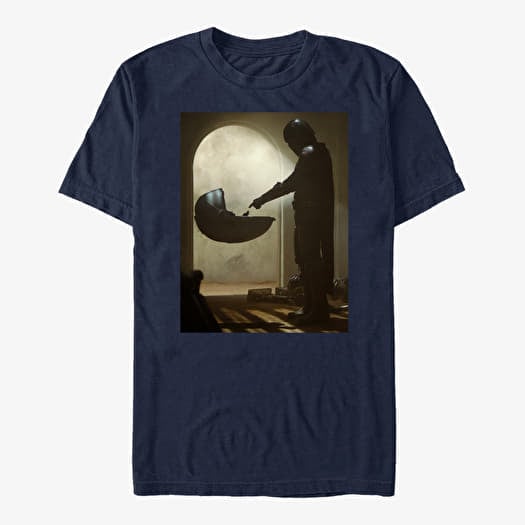 T-shirt Merch Star Wars: The Mandalorian - Tall Scene Unisex T-Shirt Navy Blue