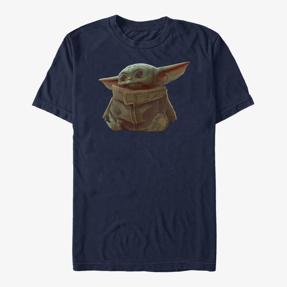 Pólók Merch Star Wars: The Mandalorian - Ball Thief Unisex T-Shirt Navy Blue