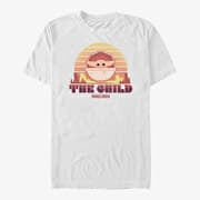 Merch Star Wars: The Mandalorian - Sunset Child Unisex T-Shirt White
