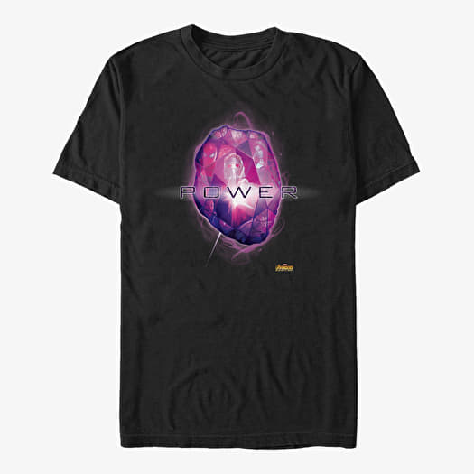 Majica Merch Marvel Avengers: Infinity War - Power Stone Unisex T-Shirt Black