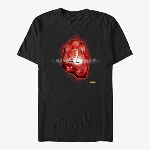 Majica Merch Marvel Avengers: Infinity War - Reality Stone Unisex T-Shirt Black