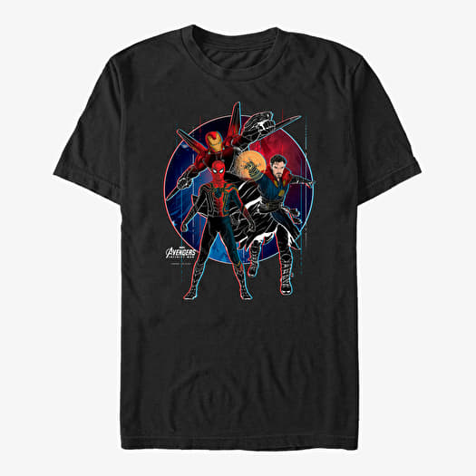 T-shirt Merch Marvel Avengers: Infinity War - Iron Strange Spider Unisex T-Shirt Black
