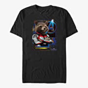 Merch Marvel Avengers Endgame - Space Raccon Unisex T-Shirt Black