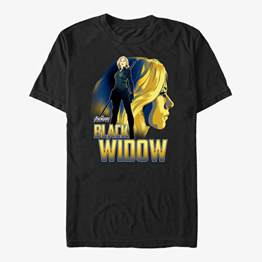T-shirt Merch Marvel Avengers: Infinity War - Black Widow Sil Unisex T-Shirt Black