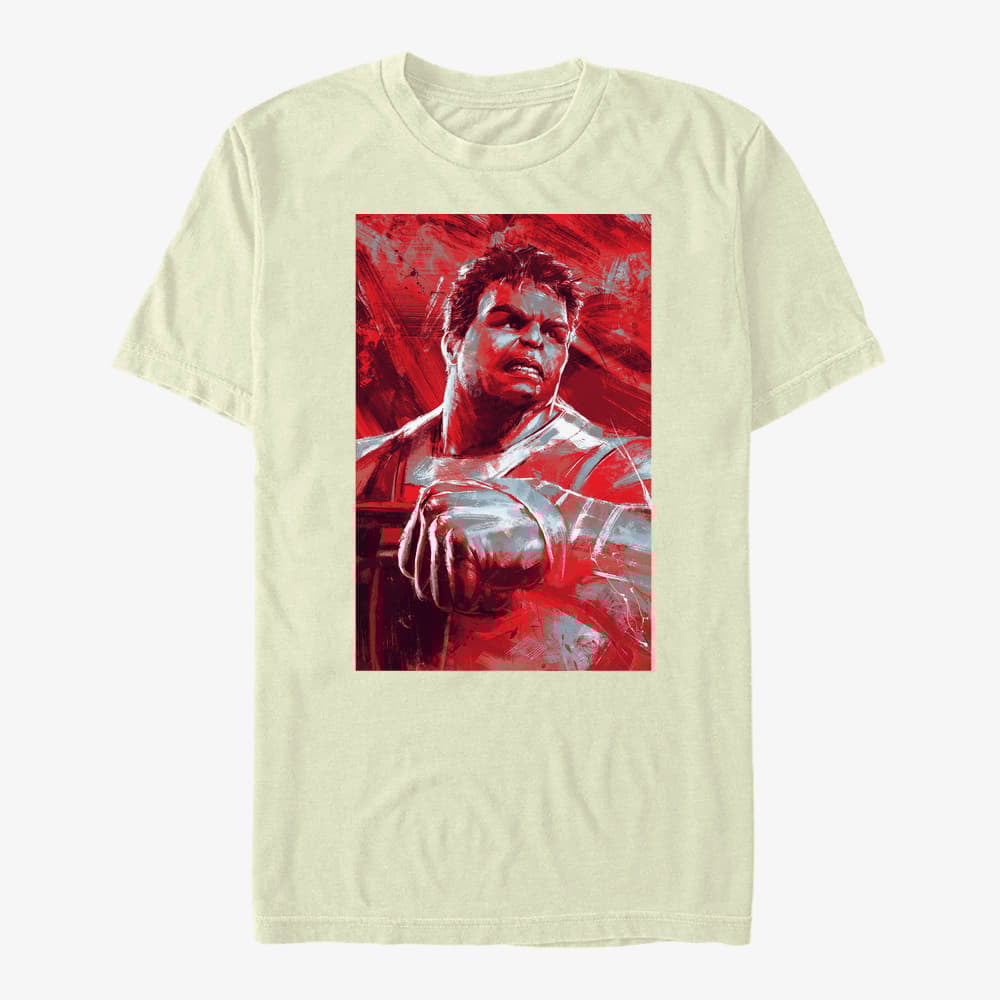 Camisetas Merch Marvel Avengers Endgame - Hulk Painted Unisex T-Shirt Natural