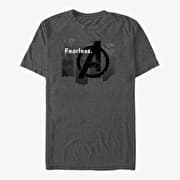Merch Marvel Avengers Endgame - Fearless Unisex T-Shirt Dark Heather Grey