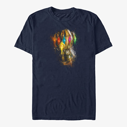 Tricou Merch Marvel Avengers Endgame - Painting Glove Unisex T-Shirt Navy Blue