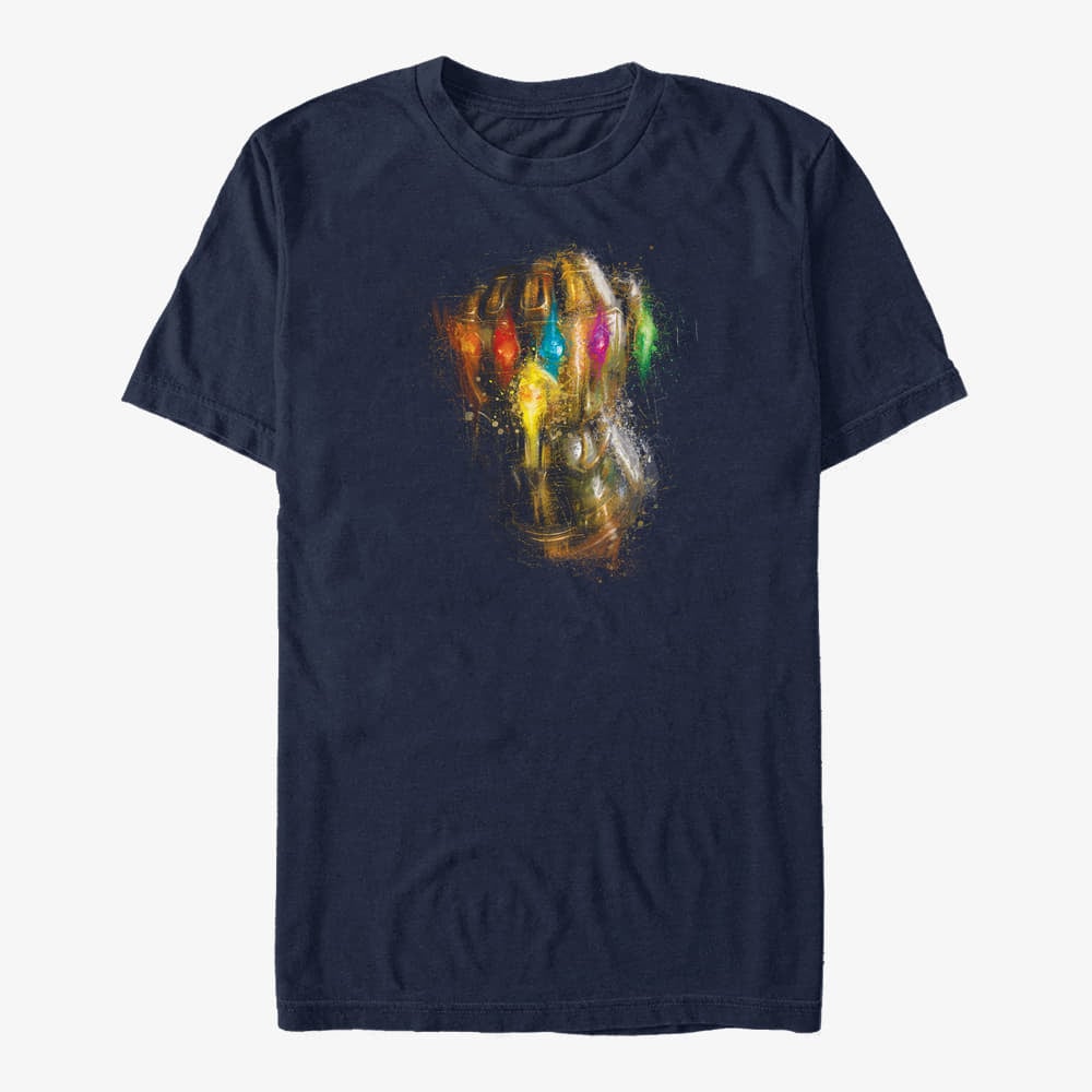 T-shirts Merch Marvel Avengers Endgame - Painting Glove Unisex T-Shirt Navy Blue