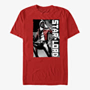 Merch Marvel GOTG Classic - Racoon Gun Unisex T-Shirt Red