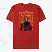 Merch Marvel What If...? - Strange Glyphs Unisex T-Shirt Red