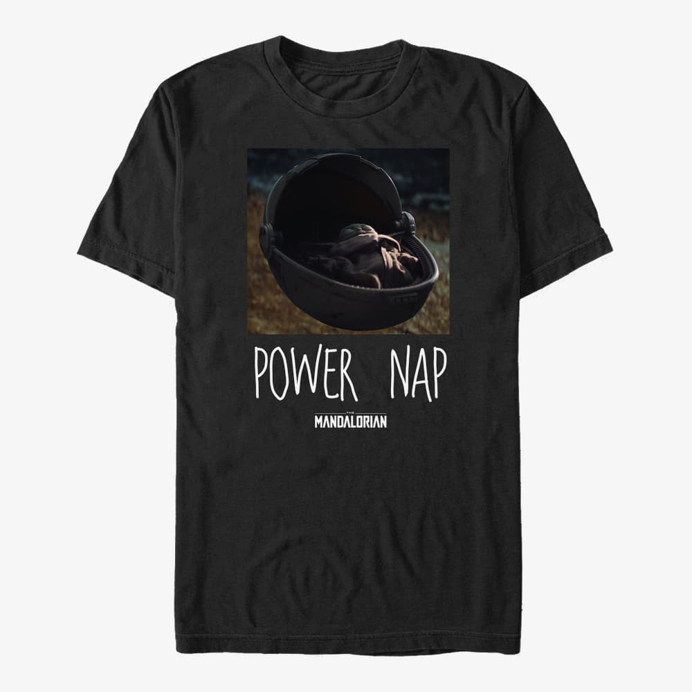 T-shirts Merch Star Wars: The Mandalorian - Power Nap Unisex T-Shirt Black
