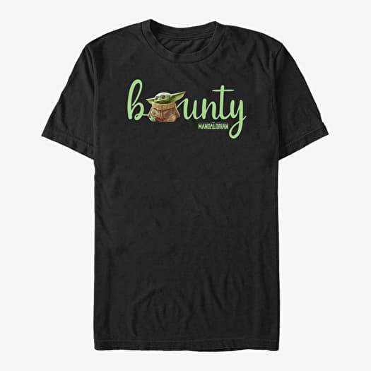 T-shirt Merch Star Wars: The Mandalorian - Bounty Text Unisex T-Shirt Black