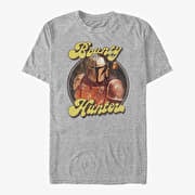 Merch Star Wars: The Mandalorian - BOUNTY RETRO Unisex T-Shirt Heather Grey