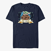 Merch Star Wars: The Mandalorian - Child Banner Unisex T-Shirt Navy Blue