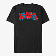 Merch Marvel Avengers Classic - Panther Logo Unisex T-Shirt Black