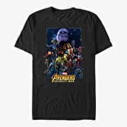 Merch Marvel Avengers: Infinity War - Overload Poster Unisex T-Shirt Black