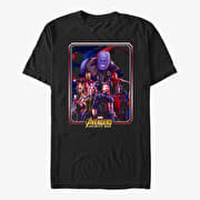 Merch Marvel Avengers: Infinity War - Group Poster Unisex T-Shirt Black