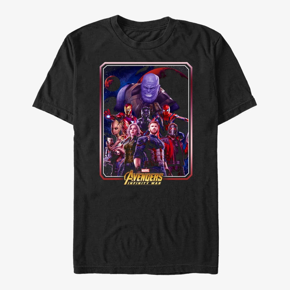 T-shirts Merch Marvel Avengers: Infinity War - Group Poster Unisex T-Shirt Black