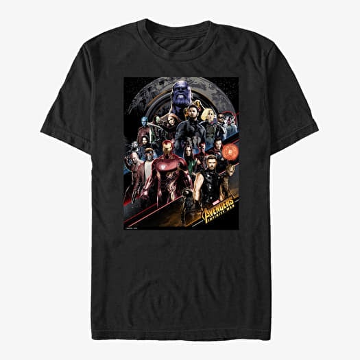 T shirts Merch Marvel Avengers Infinity War Infinity Poster Unisex T Shirt Black Queens