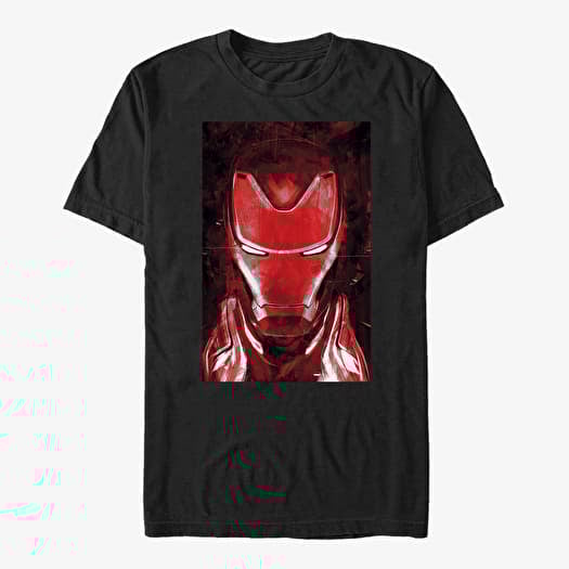 T-shirt Merch Marvel Avengers Endgame - Red Ironman Unisex T-Shirt Black