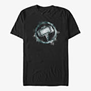 Merch Marvel Avengers Endgame - Thor Spray Logo Unisex T-Shirt Black