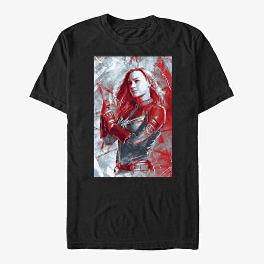 T-shirt Merch Marvel Avengers Endgame - Red Marvel Unisex T-Shirt Black