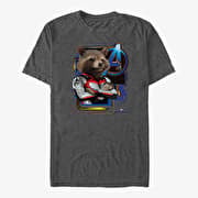 Merch Marvel Avengers Endgame - Space Raccon Unisex T-Shirt Dark Heather Grey