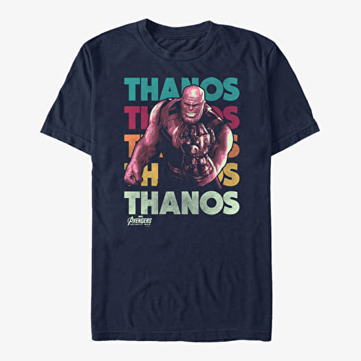 Majica Merch Marvel Avengers: Infinity War - 70s Thanos Unisex T-Shirt Navy Blue