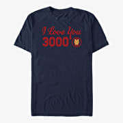 Merch Marvel Avengers Endgame - I Love You Icon Unisex T-Shirt Navy Blue