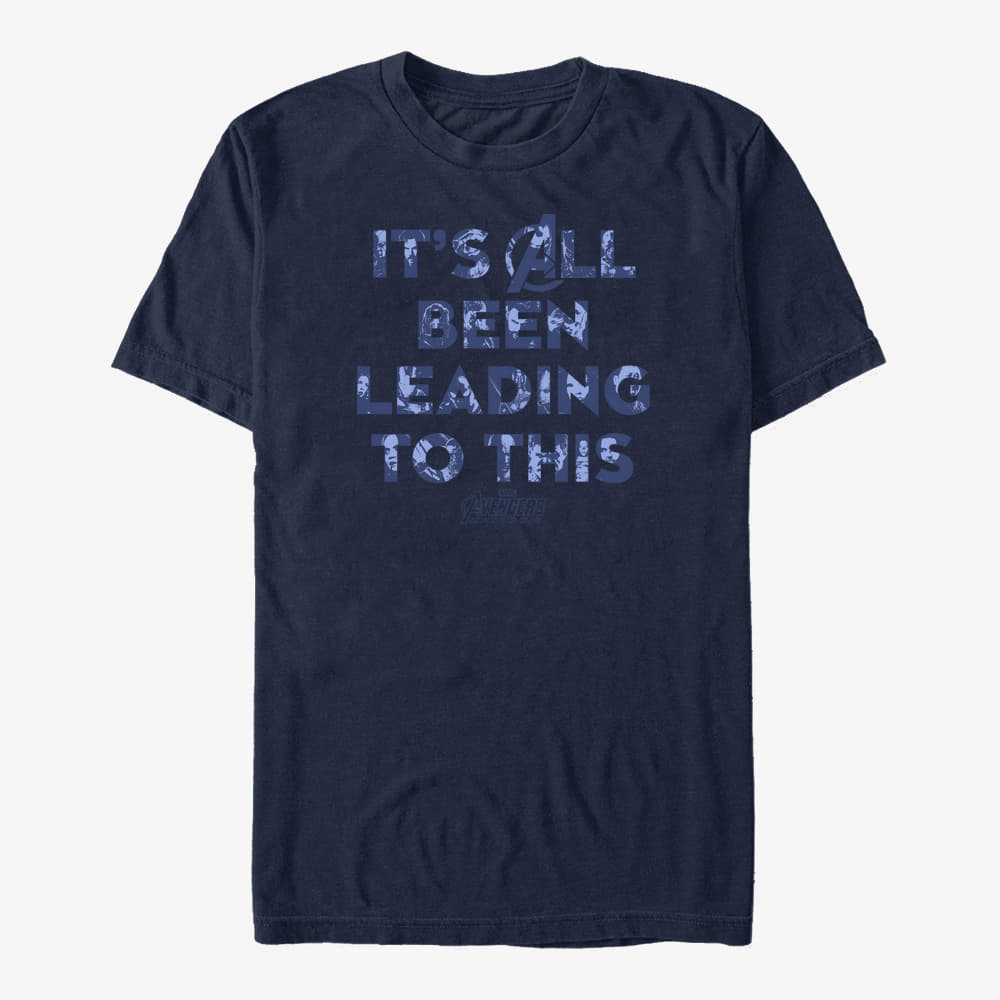 Magliette Merch Marvel Avengers: Infinity War - All Been Leading To This Unisex T-Shirt Navy Blue