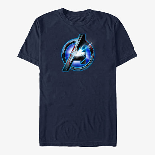 T Shirts Merch Marvel Avengers Endgame Tech Logo Unisex T Shirt Navy Blue Queens