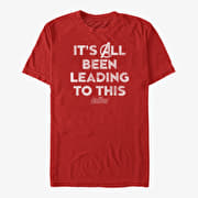 Merch Marvel Avengers: Infinity War - Leading To This Unisex T-Shirt Red