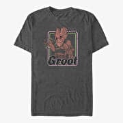 Merch Marvel GOTG 2 - Guardians Wall Unisex T-Shirt Dark Heather Grey