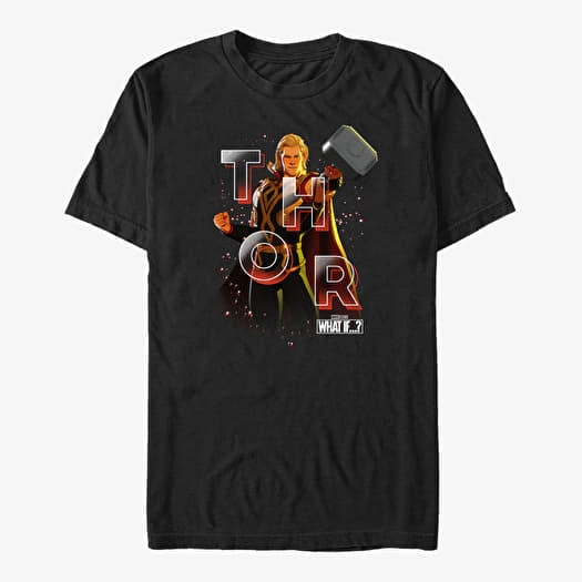 T-shirt Merch Marvel What If...? - Thor If Unisex T-Shirt Black