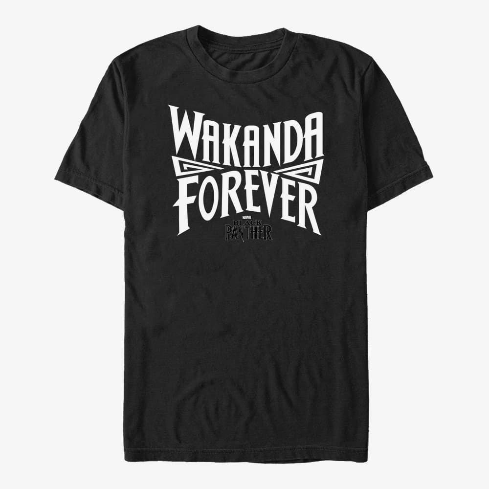 T-shirts Merch Marvel Black Panther: Movie - Wakanda Power Unisex T-Shirt Black