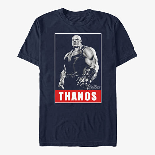 Majica Merch Marvel Avengers: Infinity War - Thanos Titan Unisex T-Shirt Navy Blue