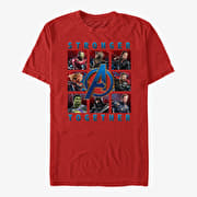 Merch Marvel Avengers Endgame - Boxes Full Of Avengers Unisex T-Shirt Red